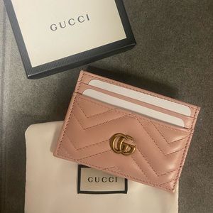 Gucci GG Marmont card case *PINK*